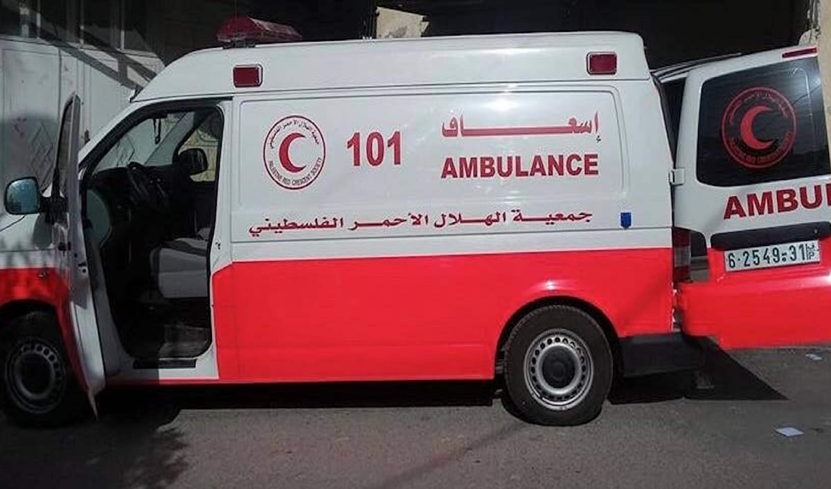 استشهد 15 من المسعفين وموظفي الإغاثة بالرصاص في 23 آذار الماضي قرب رفح (من الويب)
