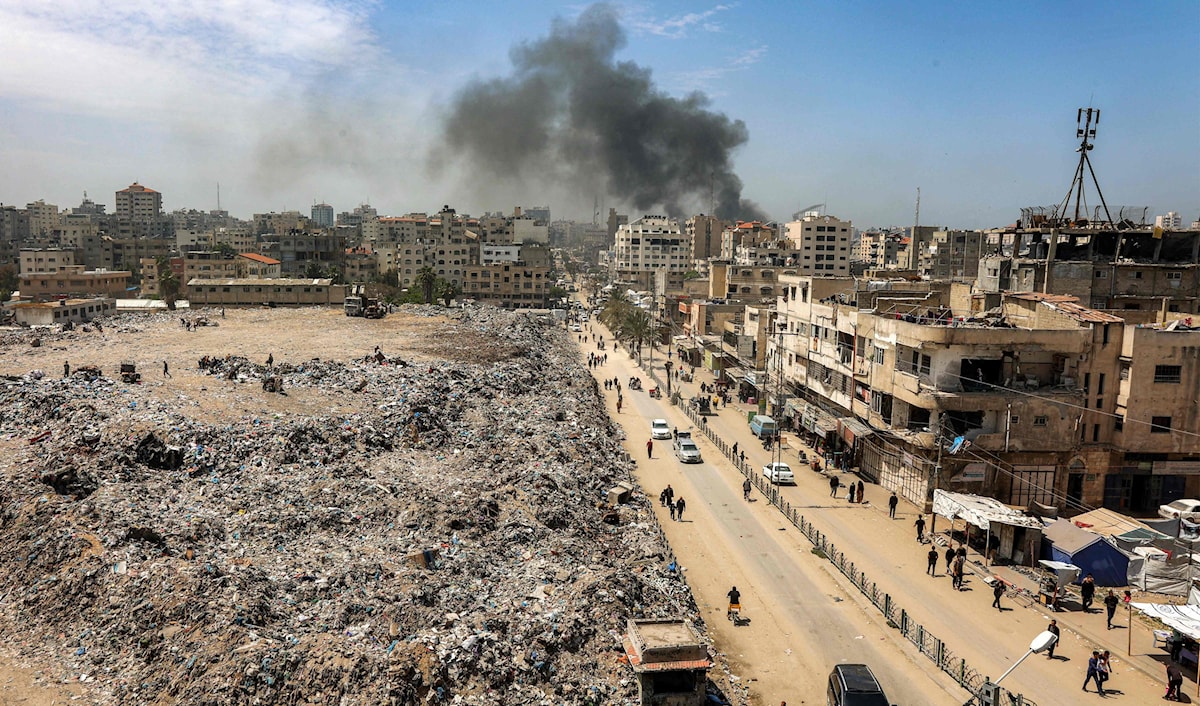 «إسرائيل تمنع دخول كافة أنواع المساعدات إلى قطاع غزة منذ 50 يوماً» (أ ف ب)