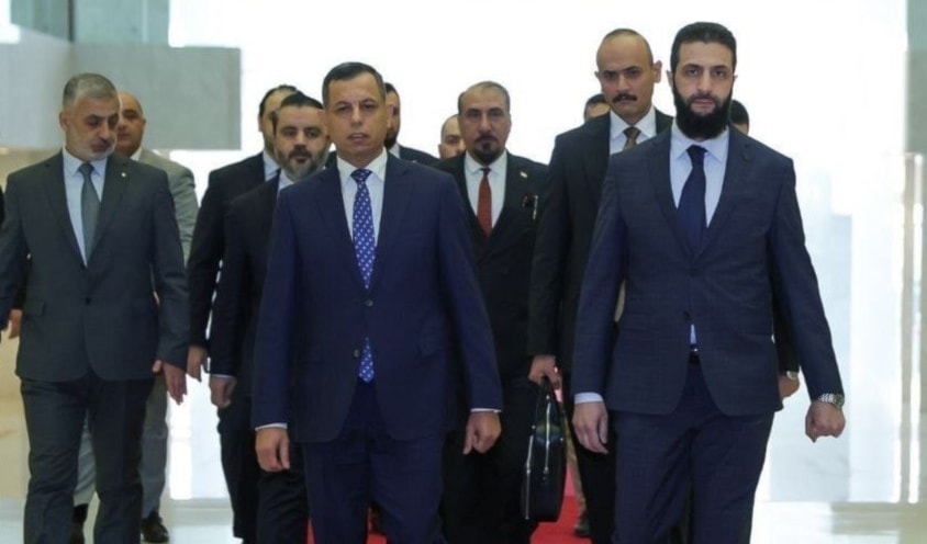زيارة الشاطري إلى دمشق للقاء الشرع هي الثانية بعد زيارة أجراها في كانون الأول الماضي (أ ف ب)