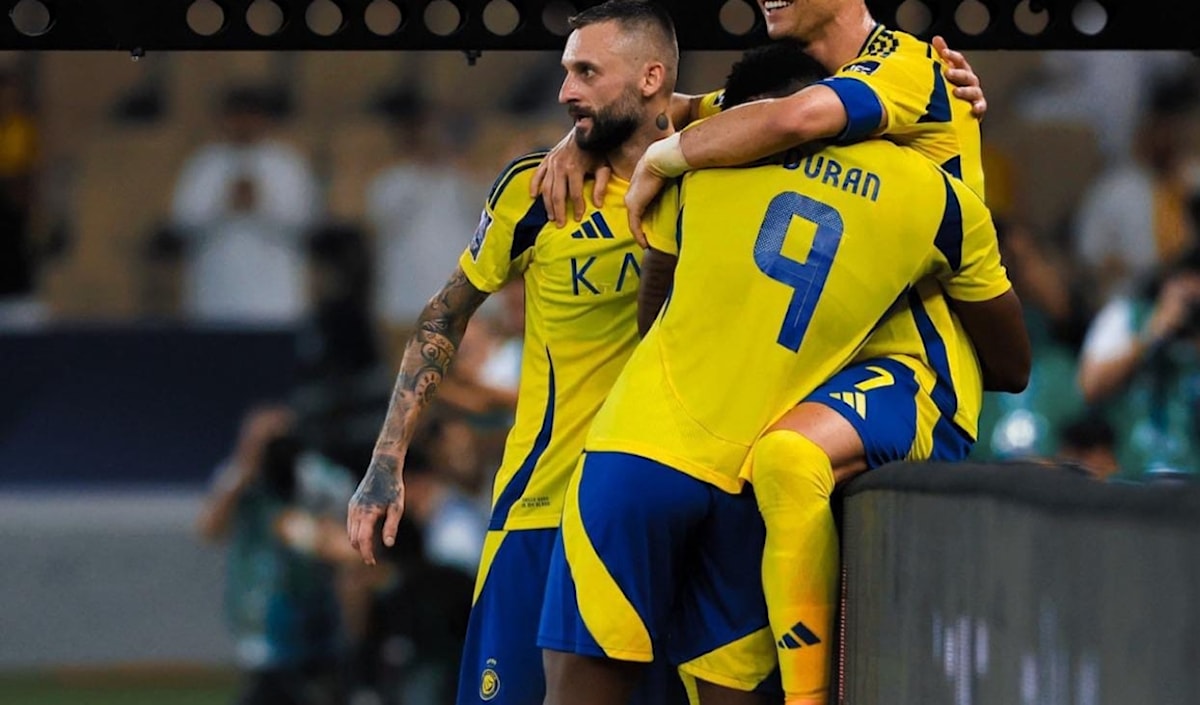 أكمل النصر الثلاثية السعودية في نصف النهائي، بتغلبه على يوكوهاما مارينوس الياباني (4-1).