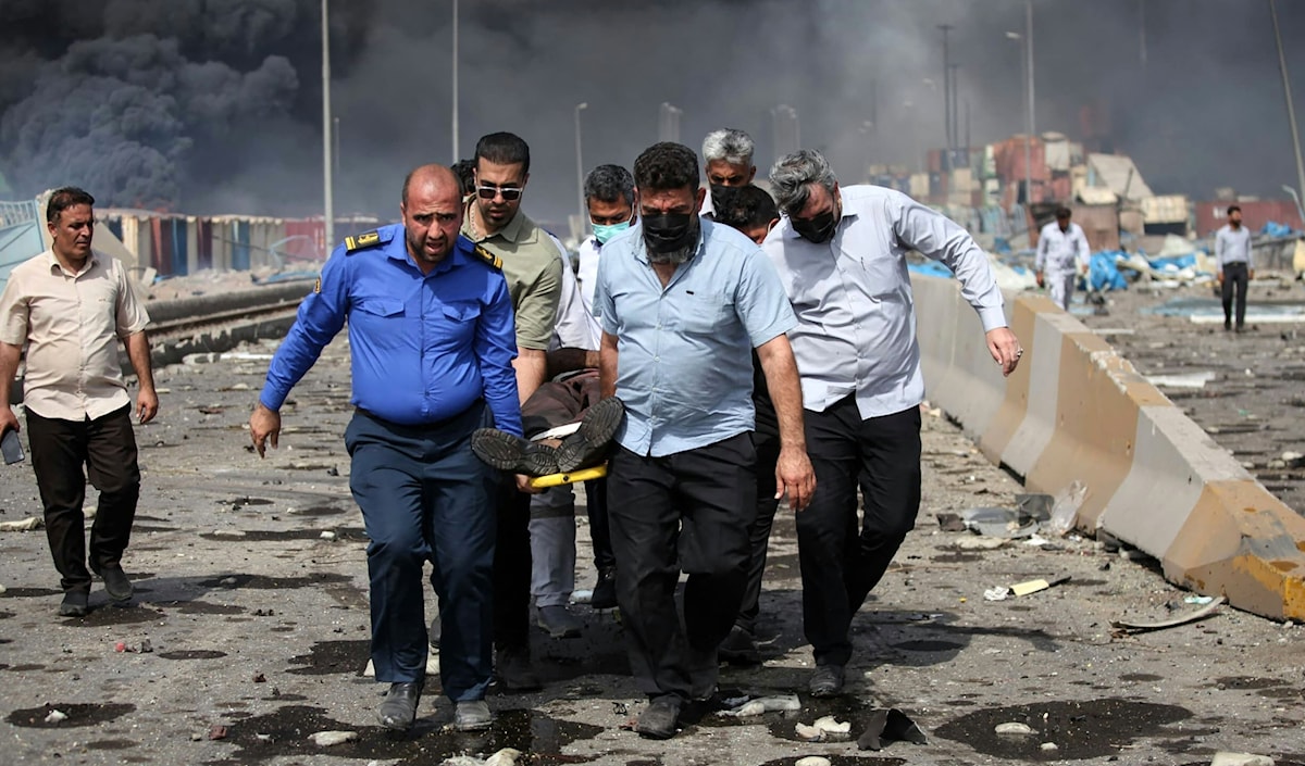 برزت التكهنات باحتمال ضلوع إسرائيل في الحادثة، ولا سيما في ظلّ تذمّر حكومة تل أبيب من مسار المفاوضات الإيرانية - الأميركية (أ ف ب)