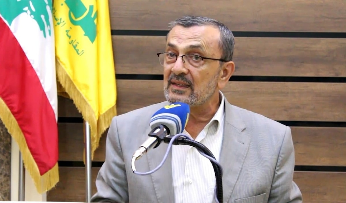 قال عزالدين إن «فخامة الرئيس كان حكيماً عندما تحدث عن سلاح المقاومة» (من الويب)