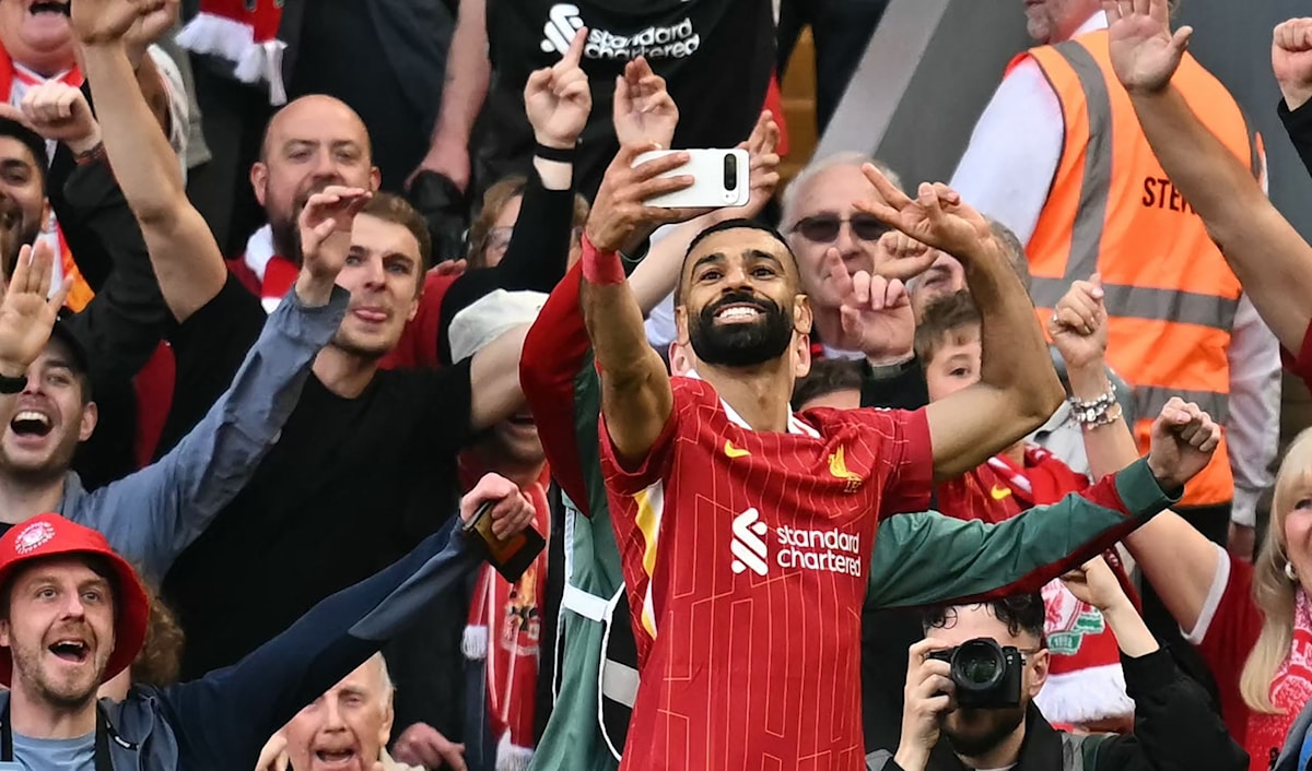 يتصدر صلاح لائحتي هدافي الدوري بـ28 هدفاً وأفضل صانعي الأهداف بـ18 تمريرة حاسمة