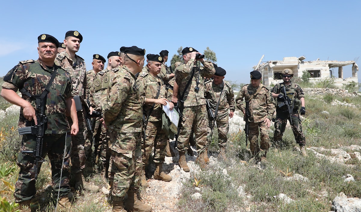 زار هيكل نقطة مراقبة حدودية متقدّمة تابعة للواء المشاة السابع في منطقة الخيام (الجيش اللبناني)