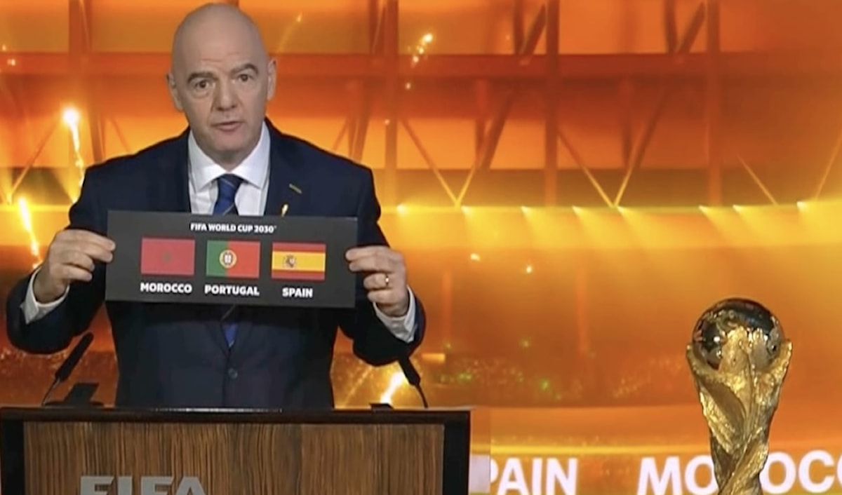 تقام نهائيات كأس العالم 2030 في البرتغال وإسبانيا والمغرب