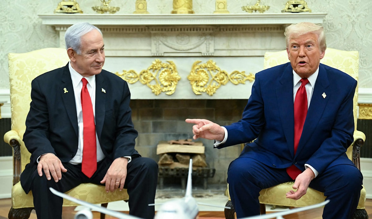 ناقش ترامب مع ضيفه التطورات في سوريا، ولا سيما الدور التركي (أ ف ب)