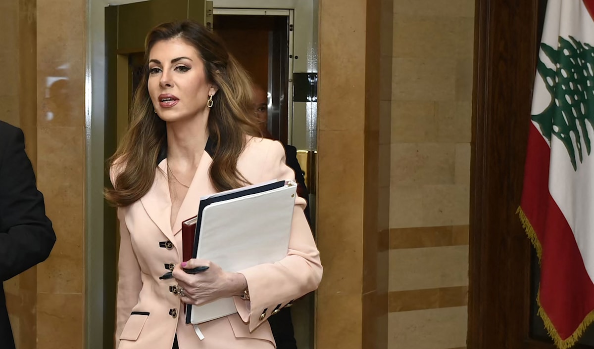 قالت أورتاغوس إن  نزع سلاح حزب الله يندرج ضمن سياسة الضغط التي ينتهجها ترامب ضد إيران (أ ف ب)