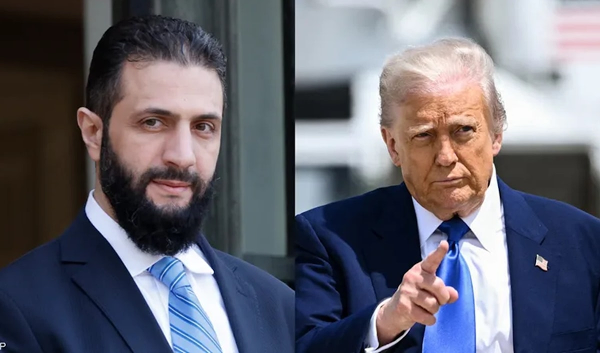 تزايدت التكهنات مع تداول تغريدة «غير صحيحة» منسوبة لترامب يعد فيها السوريين بـ«أخبار مفرحة»