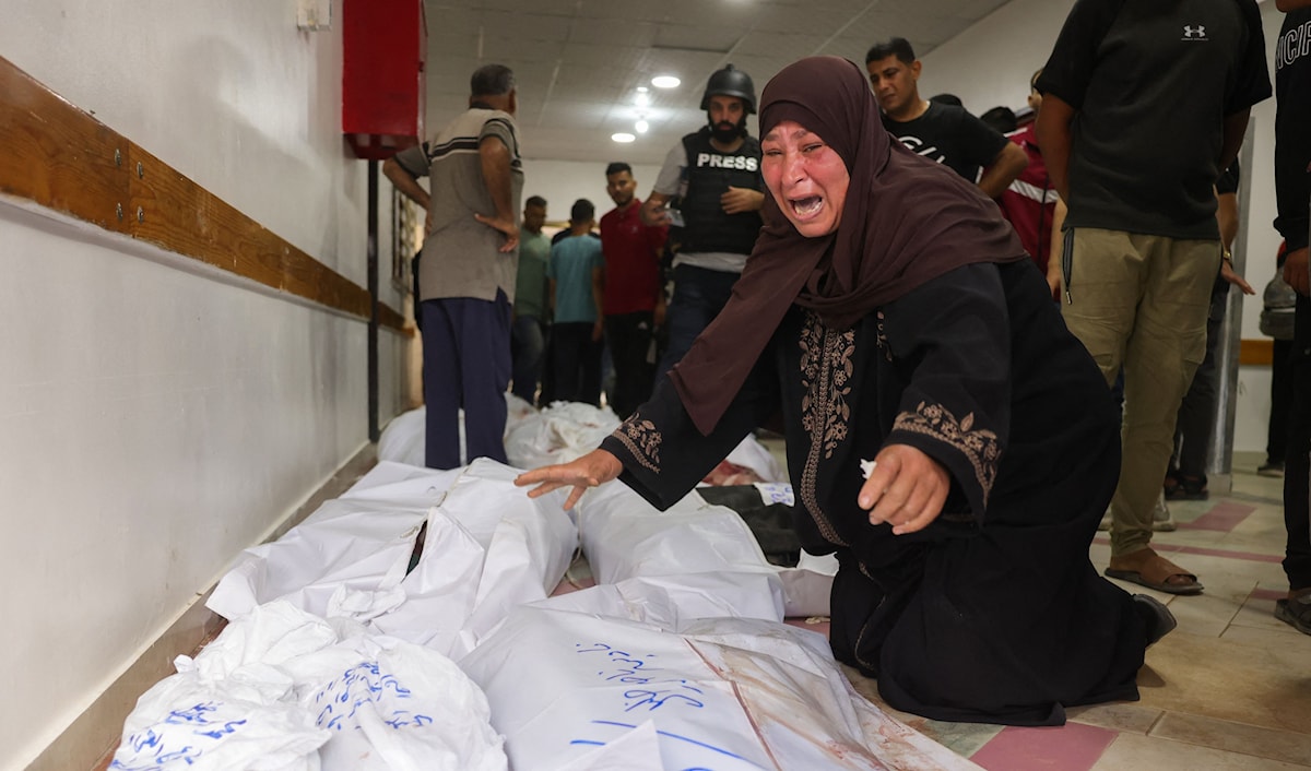 حذّرت منظمة «أطباء بلا حدود» من أننا «نشهد حالياً تهيئة الظروف للقضاء على الفلسطينيين في غزة» (أ ف ب)