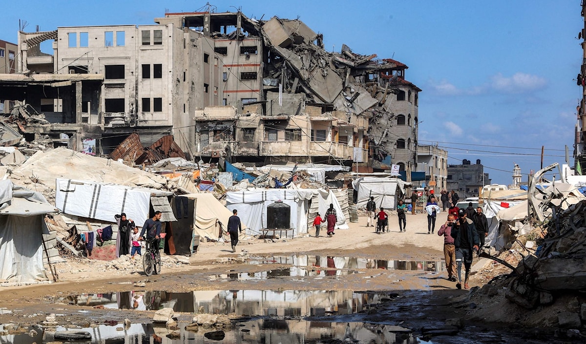 وزارة الصحة في غزة: استشهد منذ 18 آذار 2876 مواطناً وأصيب 7957 آخرين (أ ف ب)