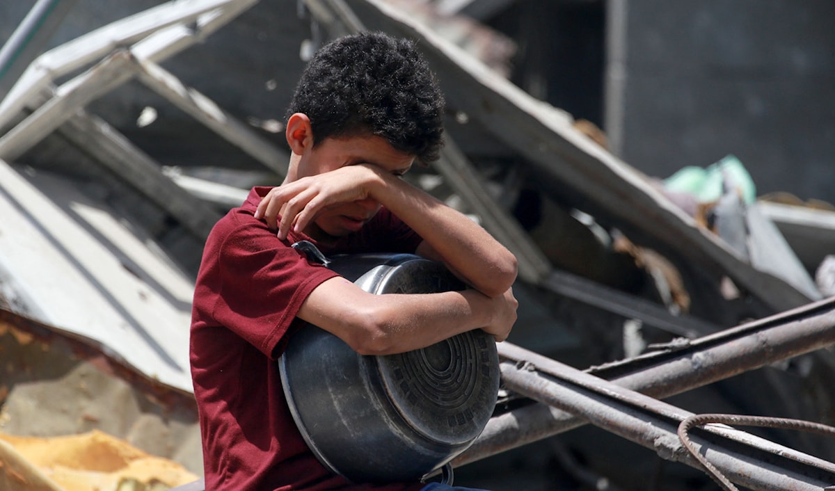شدد البيان على أن «أي مساعدات حقيقية لم تدخل إلى قطاع غزة» (أ ف ب)