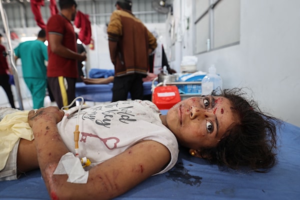طاول القصف منازل في منطقة تل الزعتر ومحيط مستشفى «العودة» (أ ف ب)