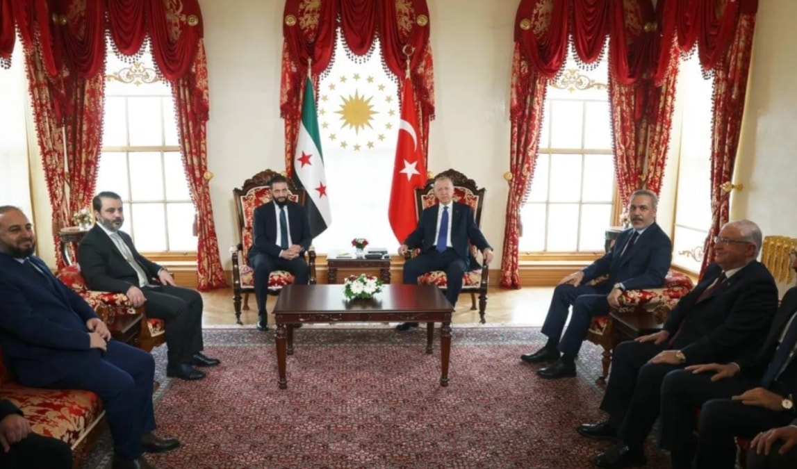 محادثات بين الشرع وأردوغان في اسطنبول (وسائل إعلام تركية)