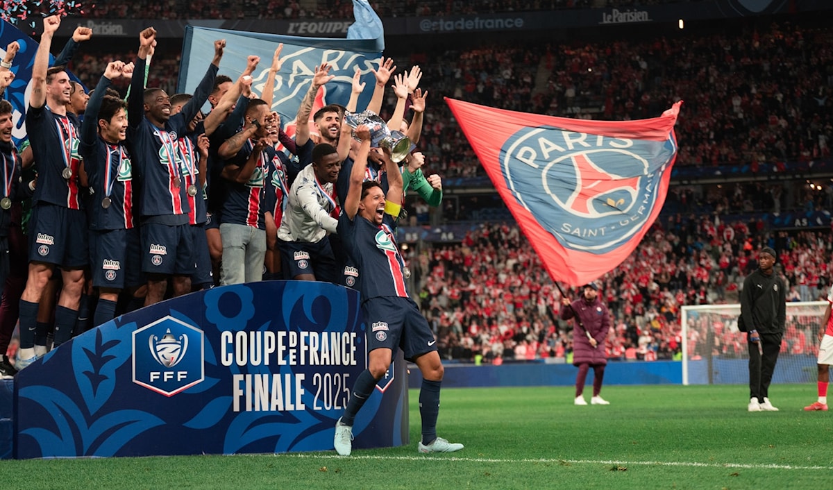 فازَ باريس سان جرمان على رينس 3-0 في المباراة النهائية.