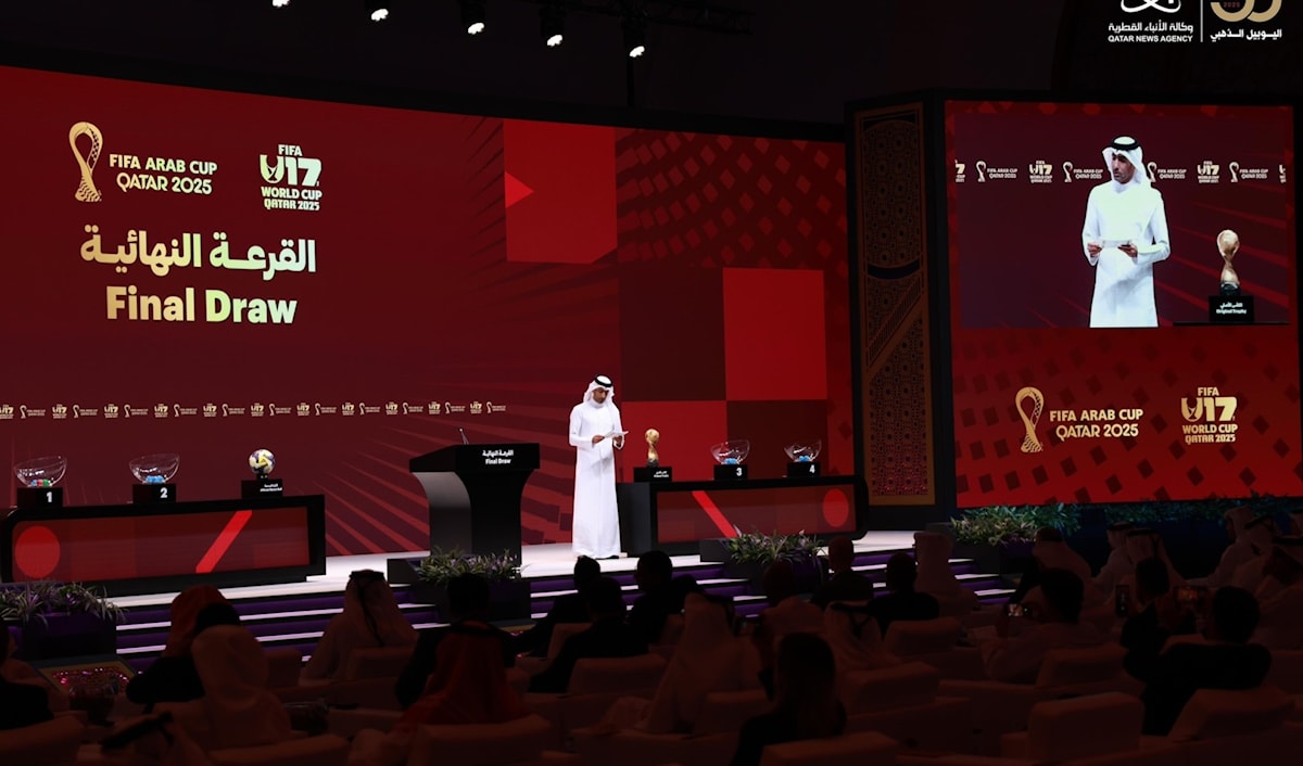 ستستضيف قطر «فيفا كأس العرب» من 1 إلى 18 كانون الأول المقبل (وكالة الأنباء القطرية).