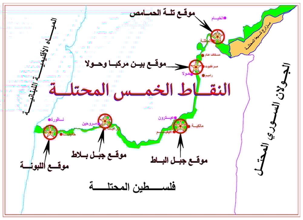 الخريطة من إعداد: معين بحر