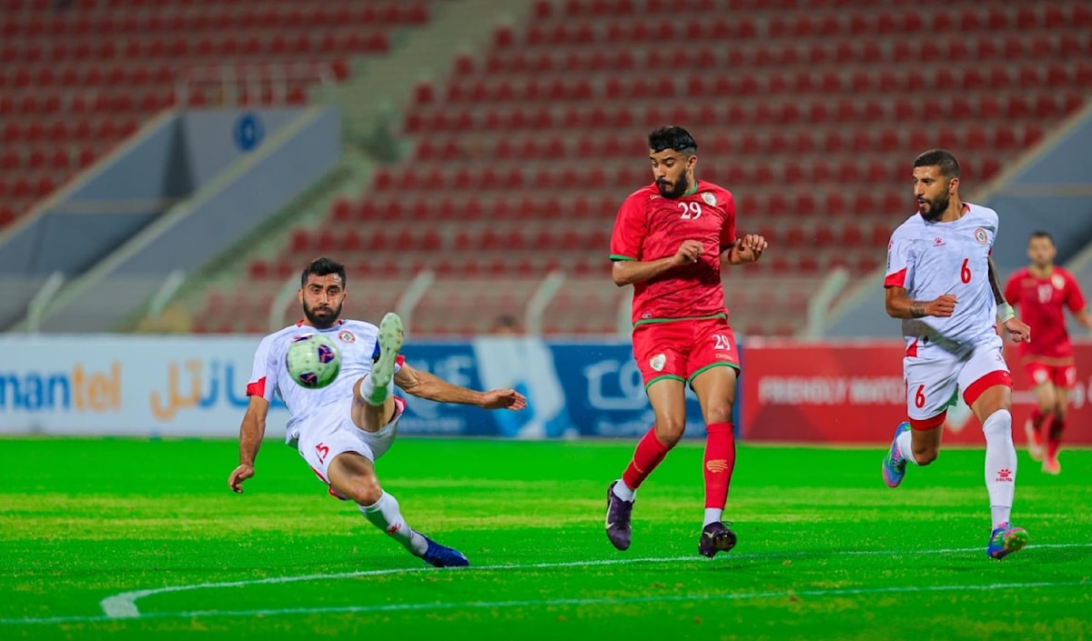 كانت المباراة تحضيرية لمنتخب لبنان