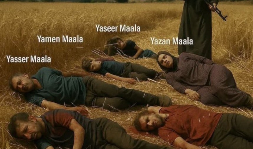 جريمة قتل مروعة ارتُكبت بحق مزارعين في المنطقة السياحية في ريف اللاذقية الشمالي