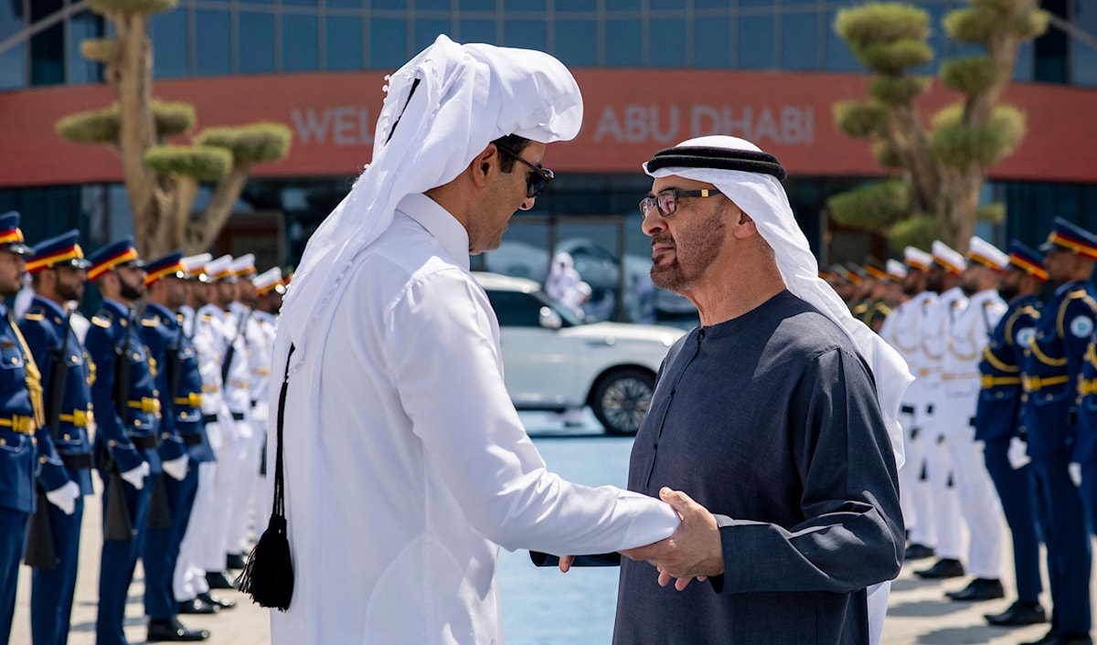 تل أبيب وأبو ظبي تسعيان لعرقلة التنسيق بين الدوحة وإدارة ترامب (أ ف ب)