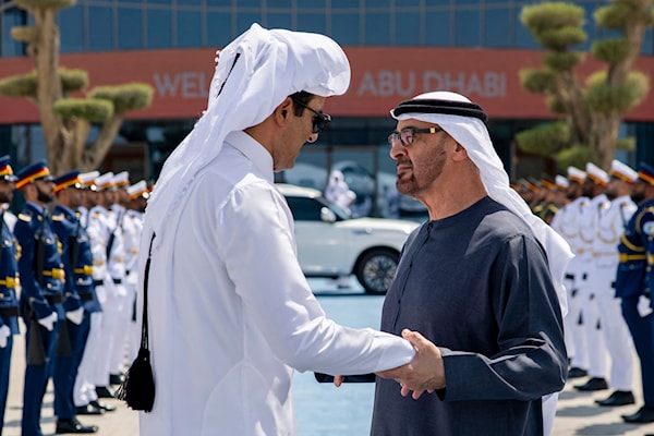 تل أبيب وأبو ظبي تسعيان لعرقلة التنسيق بين الدوحة وإدارة ترامب (أ ف ب)
