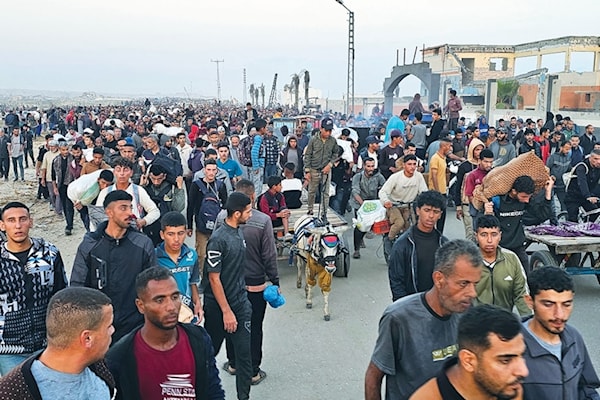 الأميركيون يشغّلون عصابات في مراكز توزيع المساعدات (أ ف ب)