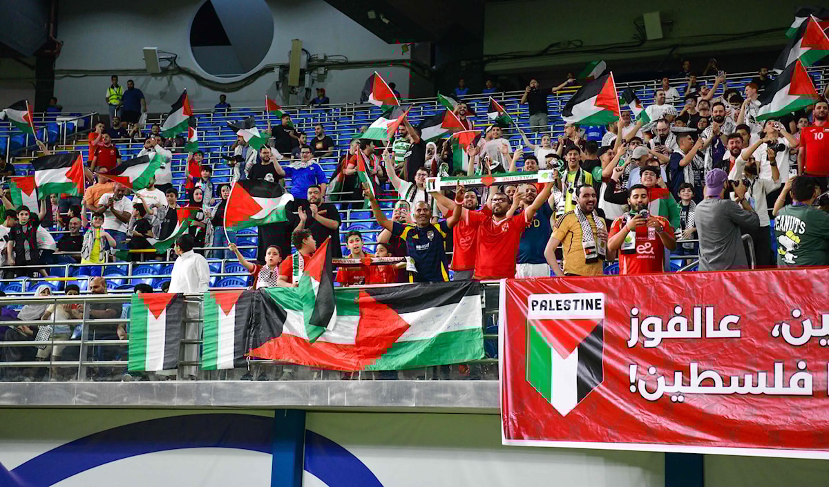 سيناريو مجنون يحرم فلسطين من التأهّل إلى الملحق (أ ف ب)