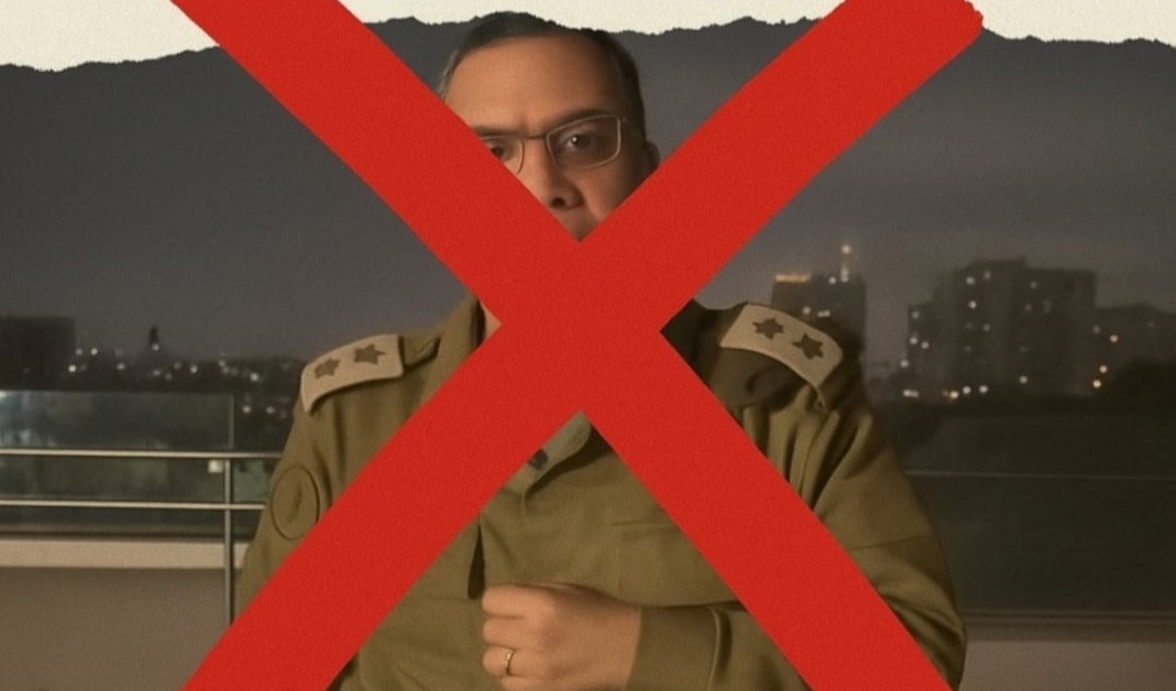 خانت يد أدرعي كلمته التي حاول من خلالها استعراض الثقة بالنصر