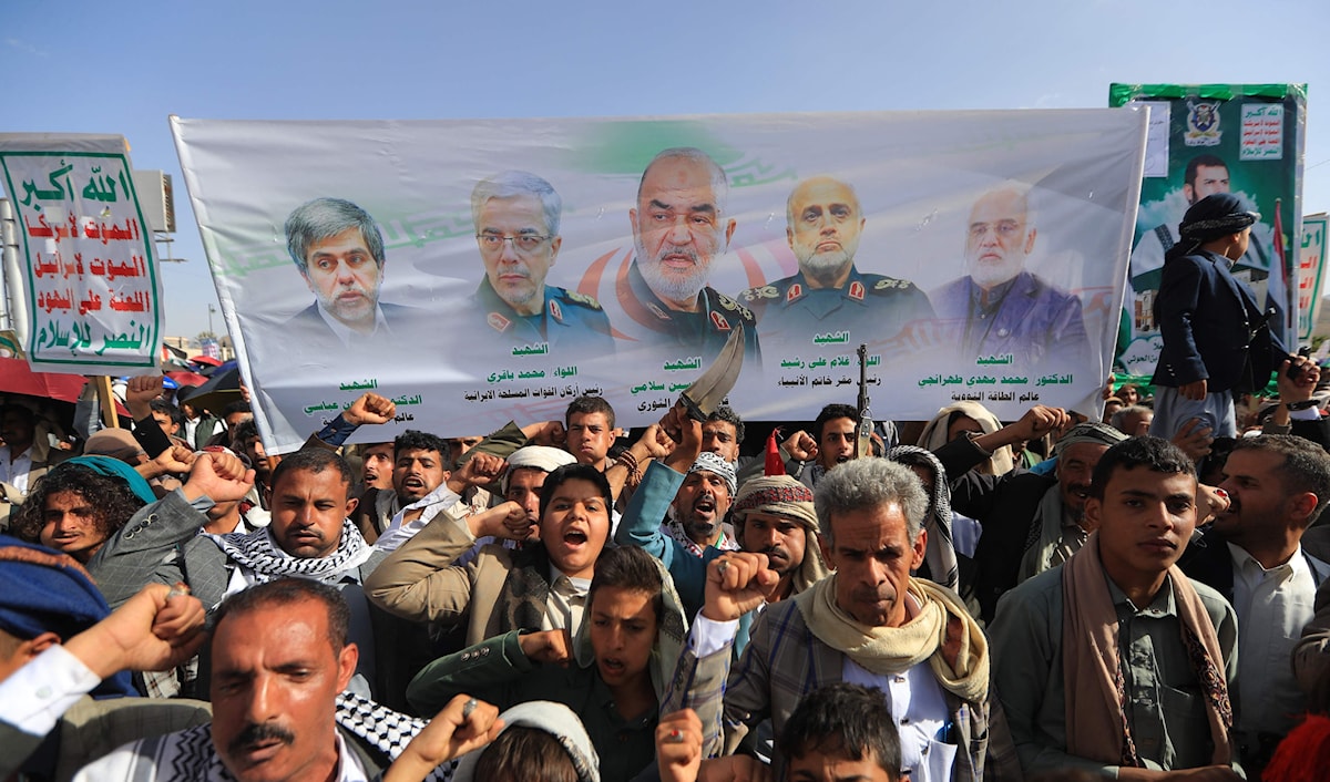 دعا المشاط «جميع الدول المحبة للسلام إلى العمل على وقف العدوان الصهيوني السافر على إيران» (أ ف ب)
