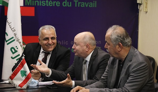 كركي (يسار) والأسمر (وسط) (مروان بو حيدر)