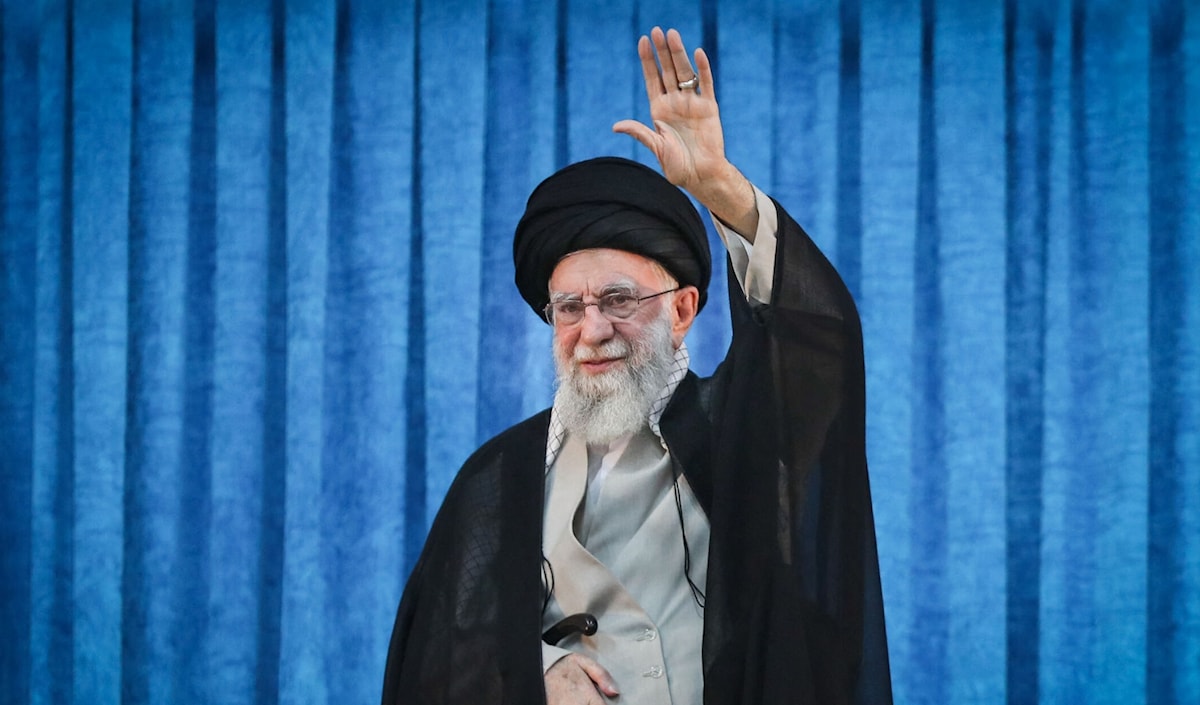 خامنئي: أي تدخل عسكري من جانب الولايات المتحدة سيترتّب عليه أضرار لا يمكن إصلاحها (أ ف ب)