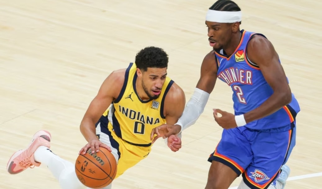 فازَ إنديانا بايسرز على ضيفه أوكلاهوما سيتي ثاندر 108-91.