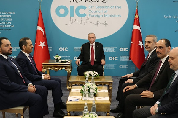 وصف إردوغان، حكومة نتنياهو، بأنها «أكبر عقبة أمام إحلال السلام في المنطقة» (أ ف ب)