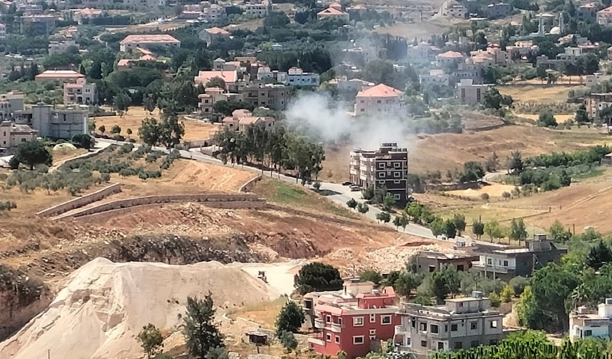 استُشهد مواطن جراء غارة معادية استهدفت جرافته بين بلدتي شقرا وبرعشيت