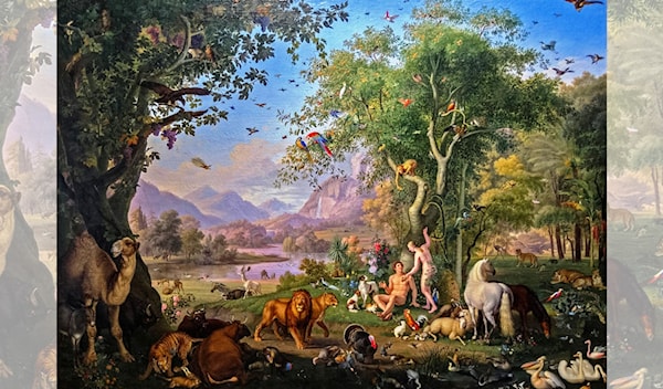 يوهان فنزل بيتر ـ «الجنَّة فوق الأرض» (زيت عل قماش، 1829)