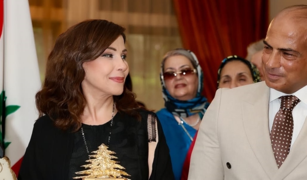 ألقت ماجدة الرومي كلمة خلال تكريمها في السفارة اللبنانية في المغرب