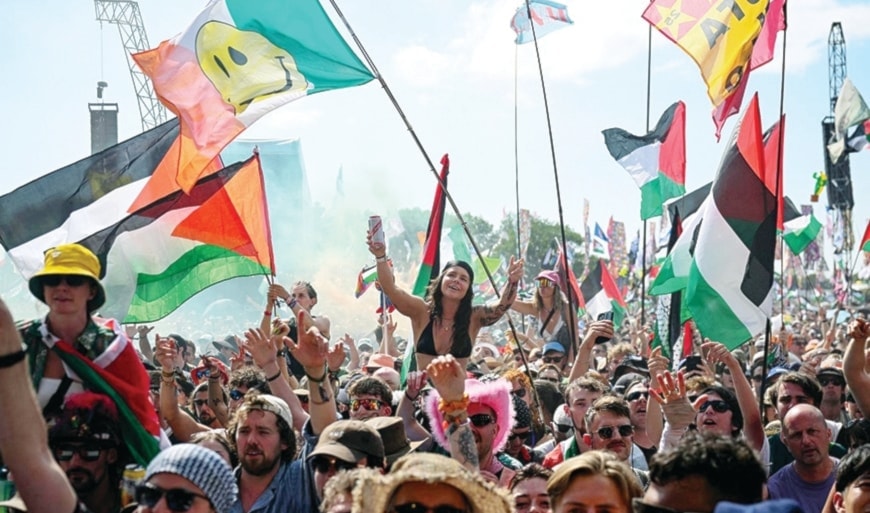تحدّى المهرجان محاولات التجريم التي تستهدف الأصوات المتعاطفة مع القضية الفلسطينية