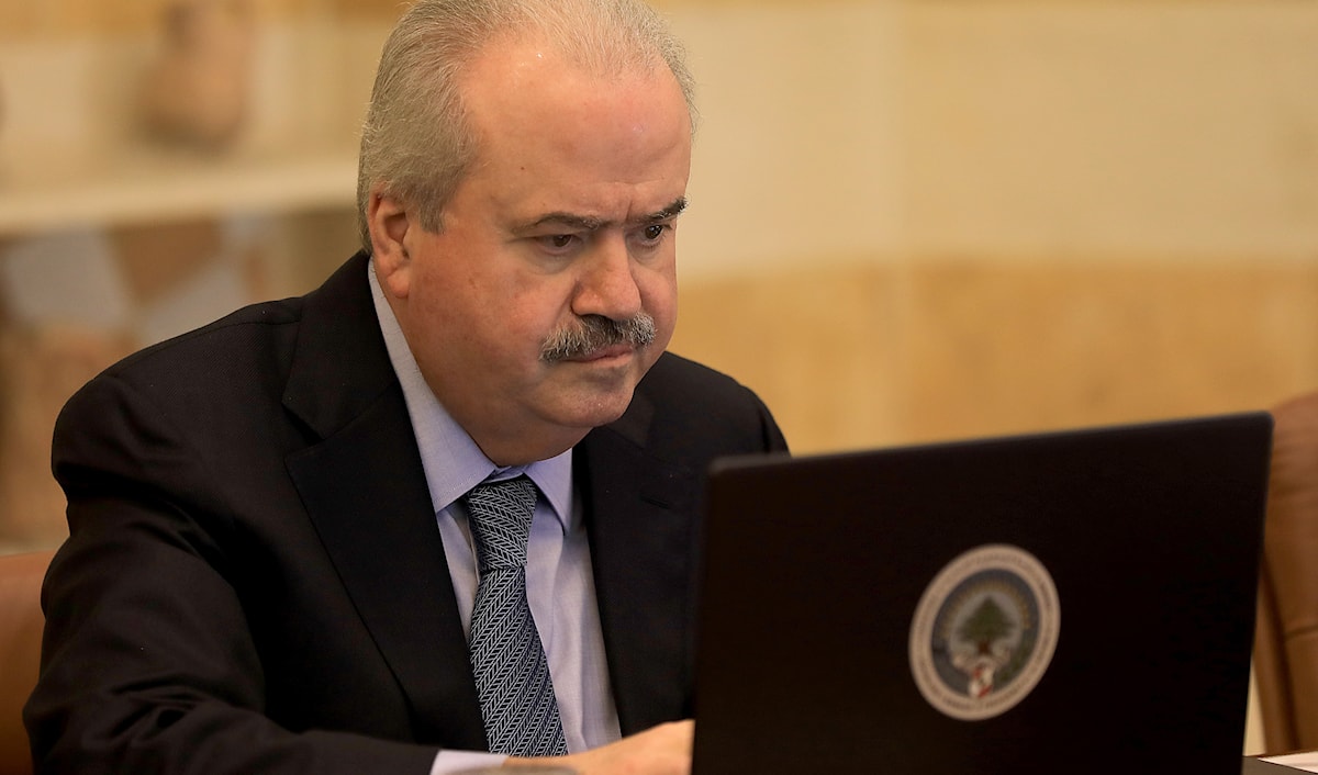 ترأس جابر أعمال مؤتمر «ميتاك»  التابع لـ«صندوق النقد الدولي» في القاهرة (هيثم الموسوي)