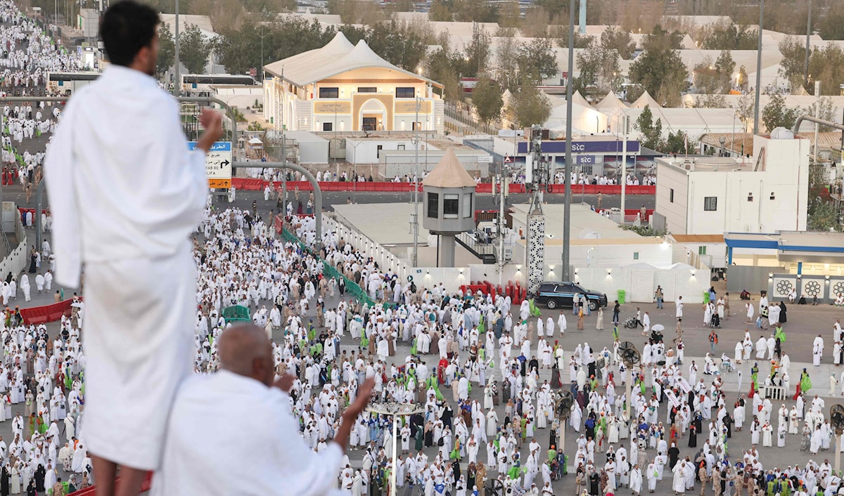 بلغ عدد الممنوعين من أداء المناسك ضمن حملة «لا حج بلا تصريح»، حتى بداية حزيران، ما لا يقل عن 269 ألف شخص (أ ف ب)