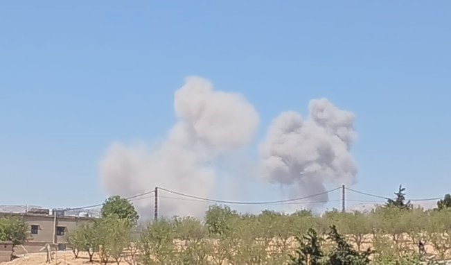 سُمع دوي ثلاثة صواريخ على مسافة قريبة من ثانوية شمسطار الرسمية