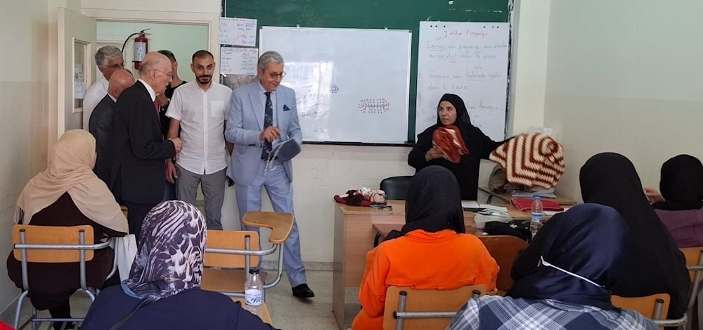 أكد مهنا &laquo;التزام المؤسسة بقضايا الشعوب المناضلة وعلى رأسها القضية الفلسطينية&raquo; 