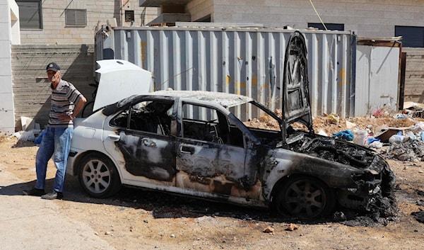 كثّفت حكومة نتنياهو مشاريع الاستيطان، وأطلقت العنان للمستوطنين لناحية الاعتداءات والهجمات على الفلسطينيين، وسرقة الأراضي ومصادرتها (أ ف ب)