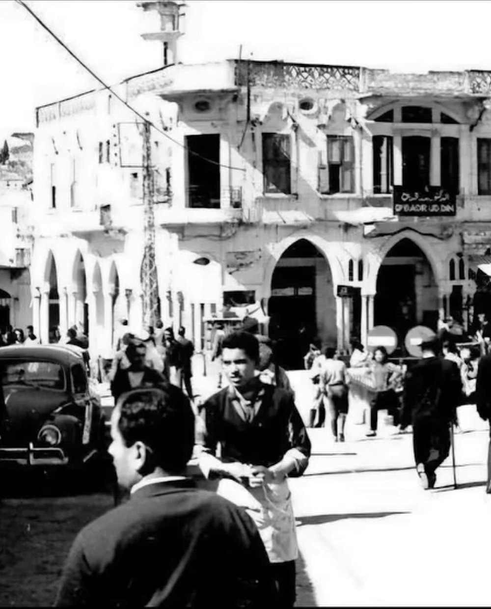  &laquo;سوق الغلّة&raquo; في النبطية عام 1952 (ماهر غندور)