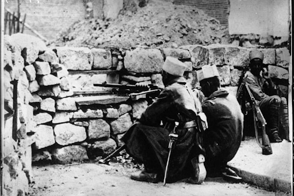 جنودة فرنسيون في دمشق عام 1925