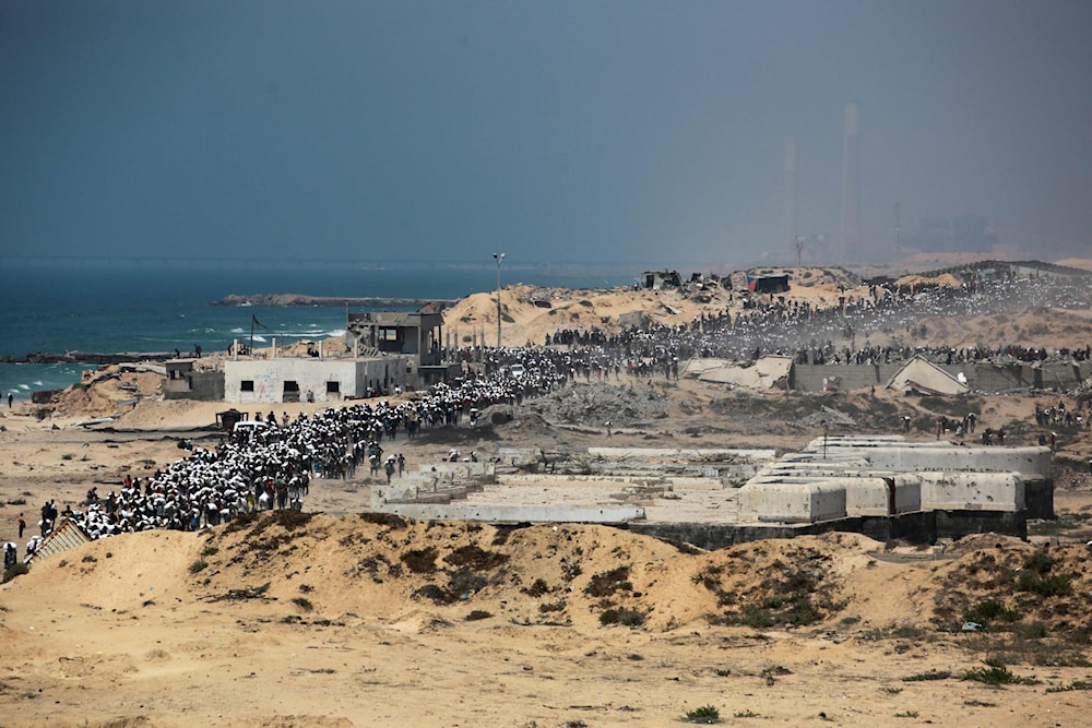قال ميرتس إن المساعدات &laquo;يجب أن تصل إلى السكان المدنيين بسرعة وأمان وبكميات كافية&raquo; (أ ف ب)