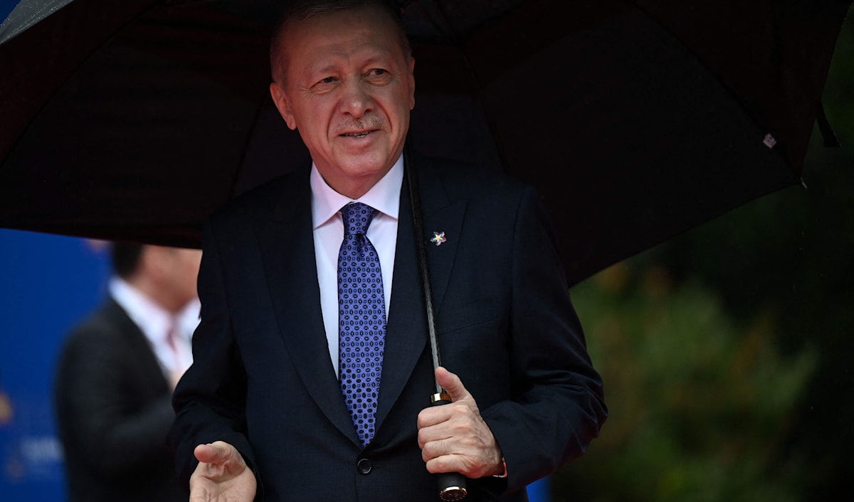 الرئيس التركي رجب طيب أردوغان (أ ف ب)