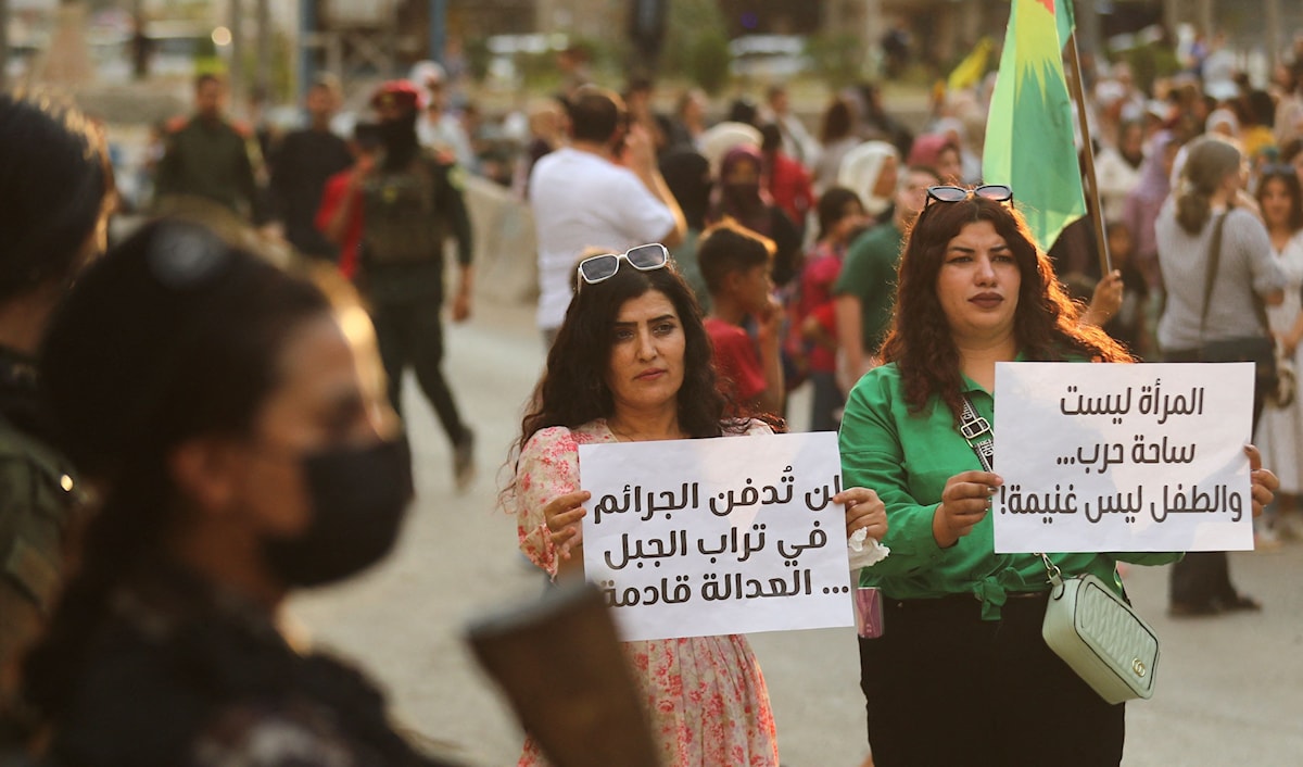 «قسد» تحاول أن تبدي مرونة استجابة لضغوط أميركية وفرنسية عشية اجتماع باريس (أ ف ب)