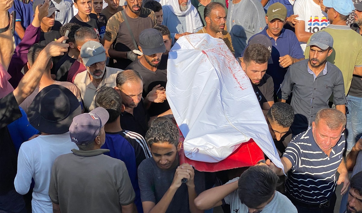بلفغ عدد شهداء المساعدات خلال 24 ساعة الماضية 23 شهيداً (أ ف ب)
