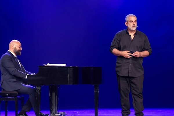 جو قديح في مشهد من العرض (وليد شلينك)