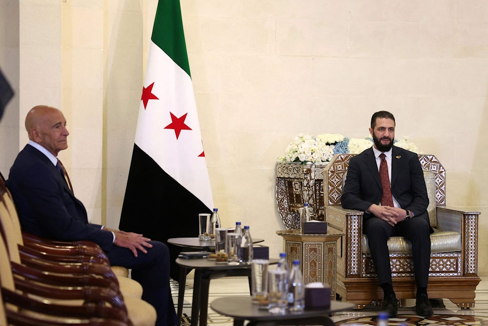 الشرع يستقبل المبعوث الأميركي (سانا)