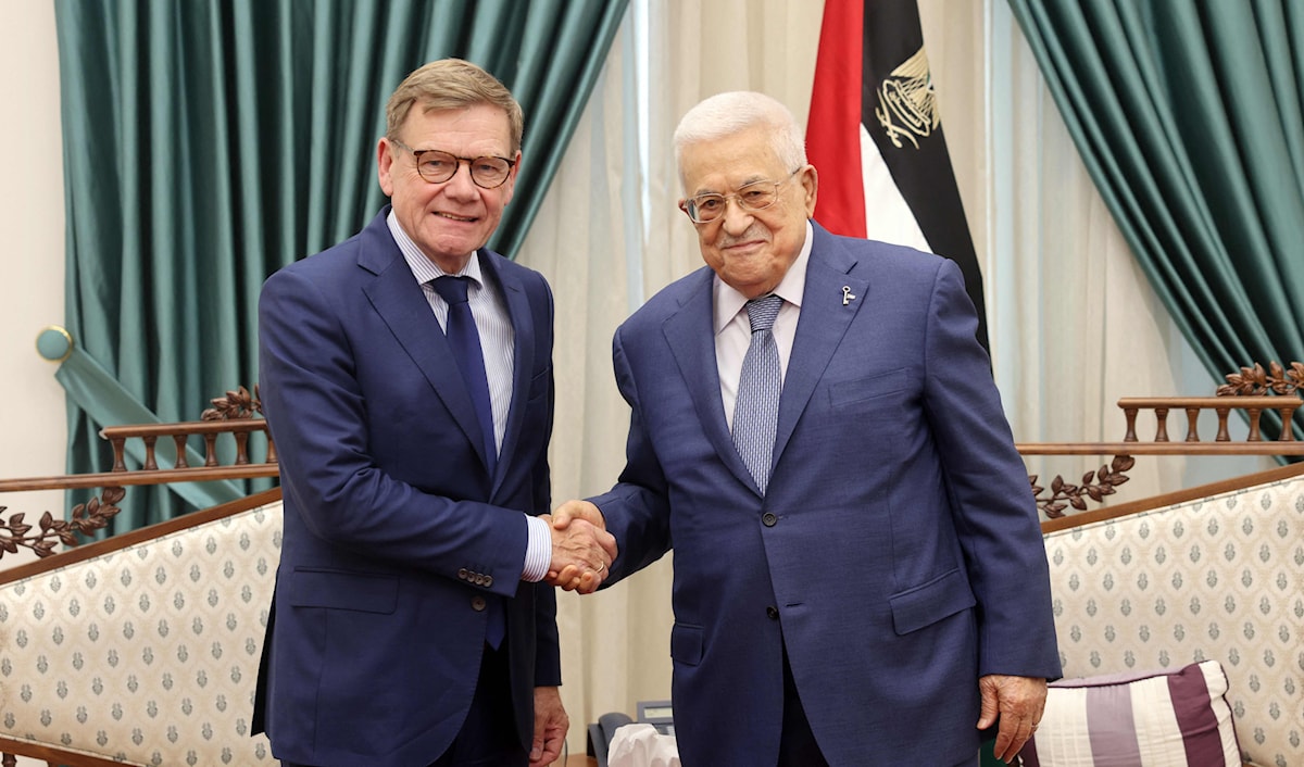 كان الموقف في برلين أكثر حذراً تجاه مسألة الاعتراف بالدولة الفلسطينية، لكنه حمل تغيّراً ملحوظاً في اللهجة (أ ف ب)